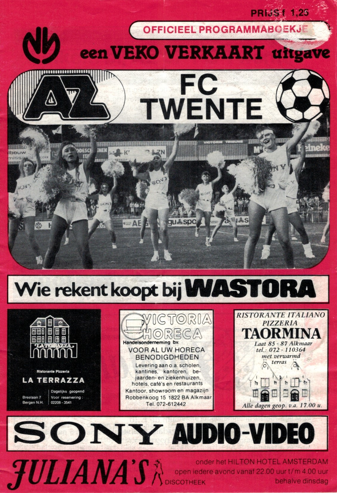 AZ Programma 5-sep-1984 Twente thuis